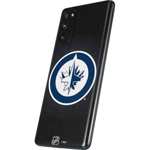 NHL Winnipeg Jets Black Background Galaxy S20 Fan Edition Skin