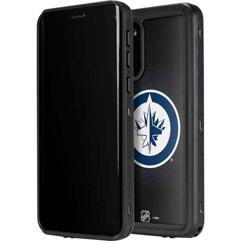 NHL Winnipeg Jets Black Background Galaxy S20 Plus Waterproof Case