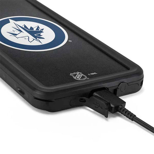NHL Winnipeg Jets Black Background Galaxy S20 Plus Waterproof Case