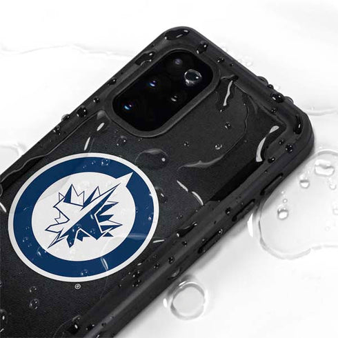 NHL Winnipeg Jets Black Background Galaxy S20 Plus Waterproof Case