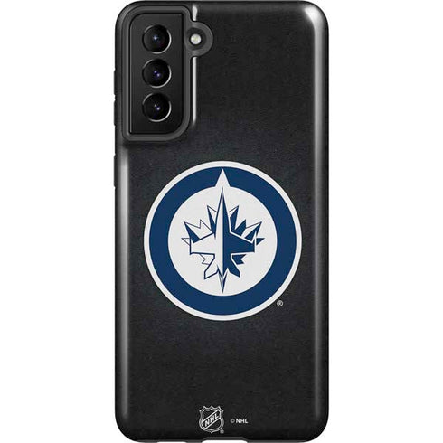 NHL Winnipeg Jets Black Background Galaxy S21 FE Pro Case