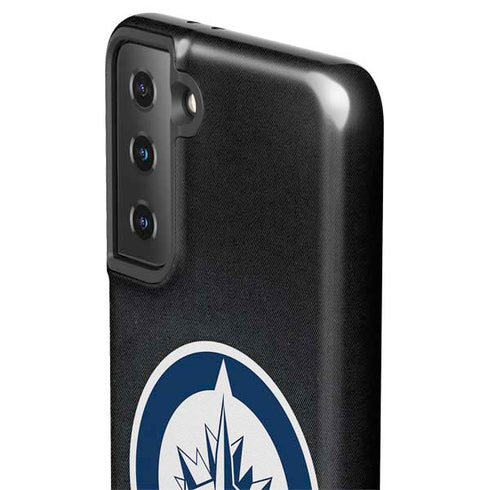 NHL Winnipeg Jets Black Background Galaxy S21 FE Pro Case