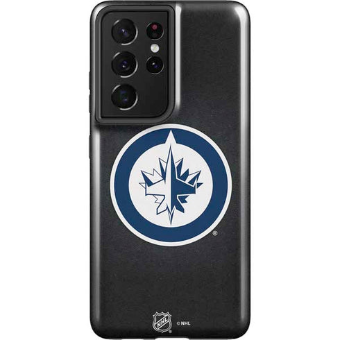 NHL Winnipeg Jets Black Background Galaxy S21 Ultra 5G Pro Case