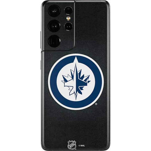 NHL Winnipeg Jets Black Background Galaxy S21 Ultra 5G Skin
