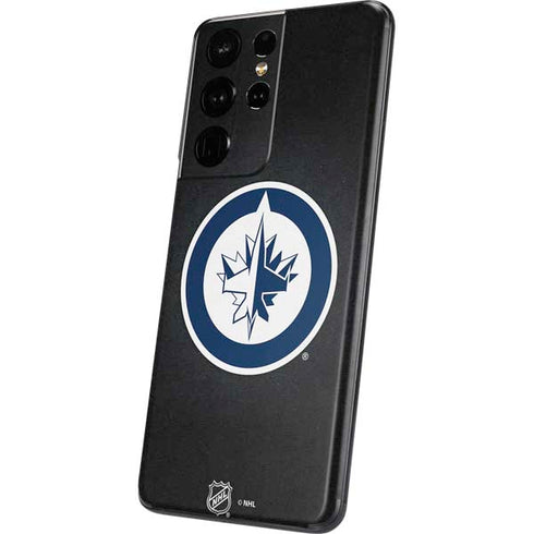 NHL Winnipeg Jets Black Background Galaxy S21 Ultra 5G Skin