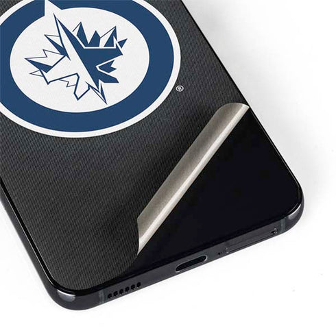 NHL Winnipeg Jets Black Background Galaxy S22 Plus Skin