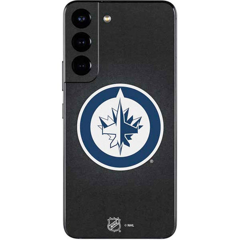 NHL Winnipeg Jets Black Background Galaxy S22 Skin