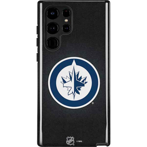 NHL Winnipeg Jets Black Background Galaxy S22 Ultra Pro Case