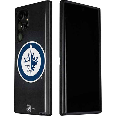 NHL Winnipeg Jets Black Background Galaxy S22 Ultra Pro Case