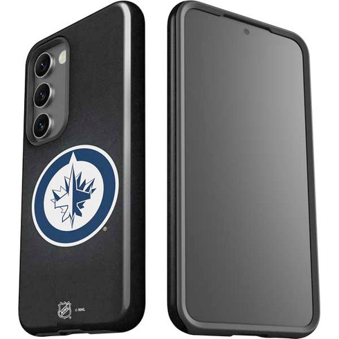 NHL Winnipeg Jets Black Background Galaxy S23 Plus Pro Case