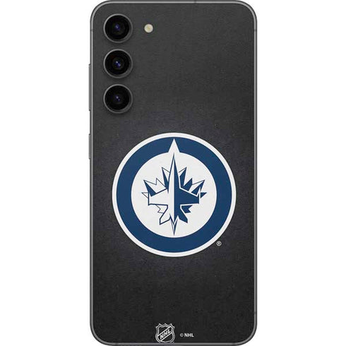 NHL Winnipeg Jets Black Background Galaxy S23 Plus Skin