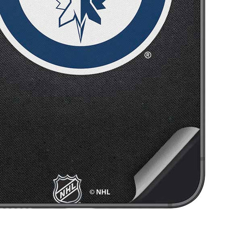 NHL Winnipeg Jets Black Background Galaxy S23 Plus Skin