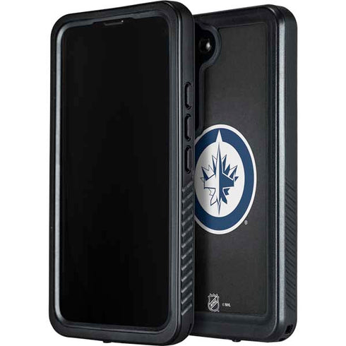 NHL Winnipeg Jets Black Background Galaxy S23 Plus Waterproof Case