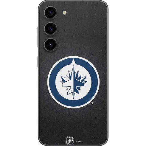 NHL Winnipeg Jets Black Background Galaxy S23 Skin