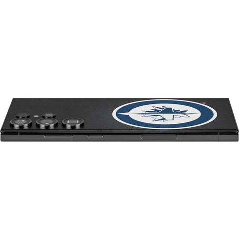 NHL Winnipeg Jets Black Background Galaxy S23 Ultra Skin