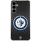 NHL Winnipeg Jets Black Background Galaxy S24 Plus Clear Case
