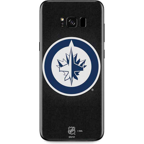 NHL Winnipeg Jets Black Background Galaxy S8 Plus Skin