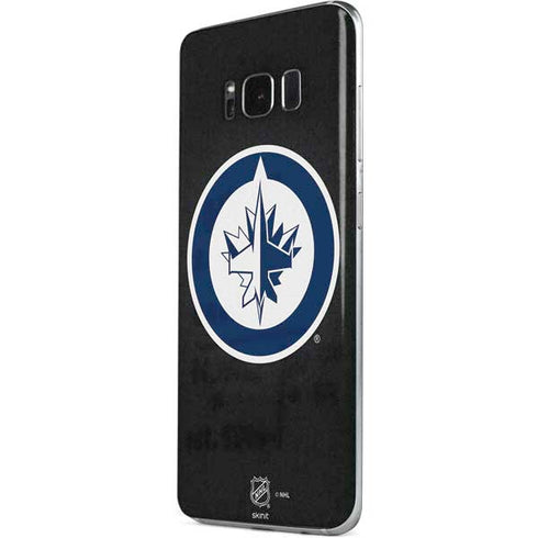 NHL Winnipeg Jets Black Background Galaxy S8 Plus Skin