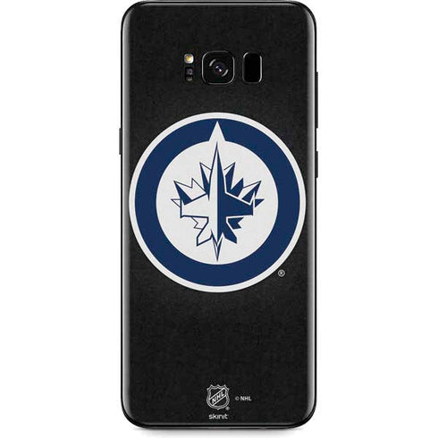 NHL Winnipeg Jets Black Background Galaxy S8 Skin