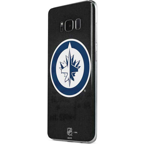 NHL Winnipeg Jets Black Background Galaxy S8 Skin