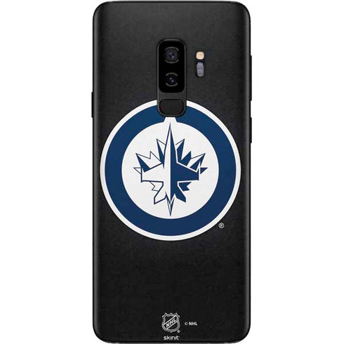 NHL Winnipeg Jets Black Background Galaxy S9 Plus Skin