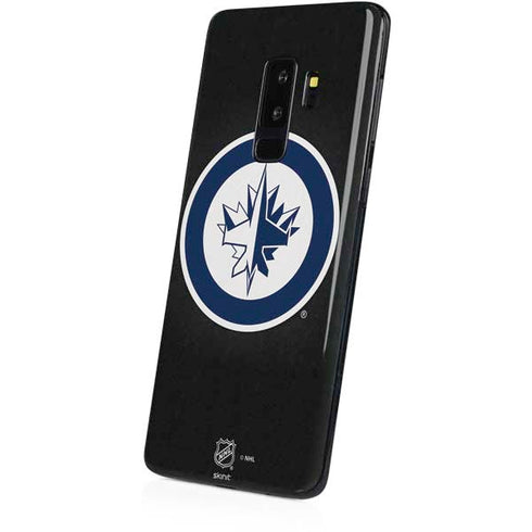 NHL Winnipeg Jets Black Background Galaxy S9 Plus Skin