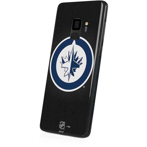 NHL Winnipeg Jets Black Background Galaxy S9 Skin