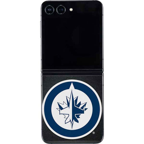 NHL Winnipeg Jets Black Background Galaxy Z Flip5 5G Skin