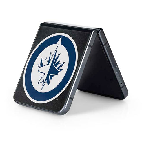 NHL Winnipeg Jets Black Background Galaxy Z Flip5 5G Skin