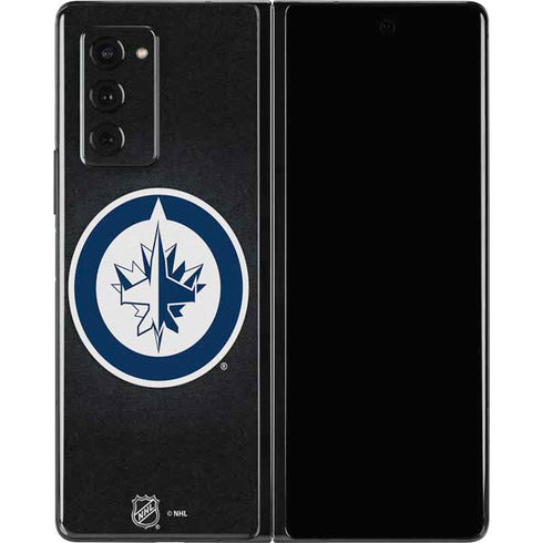 NHL Winnipeg Jets Black Background Galaxy Z Fold2 5G Skin