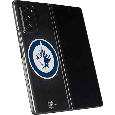 NHL Winnipeg Jets Black Background Galaxy Z Fold2 5G Skin