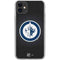 NHL Winnipeg Jets Black Background iPhone 11 Clear Case