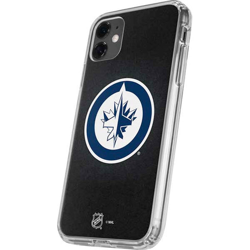 NHL Winnipeg Jets Black Background iPhone 11 Clear Case