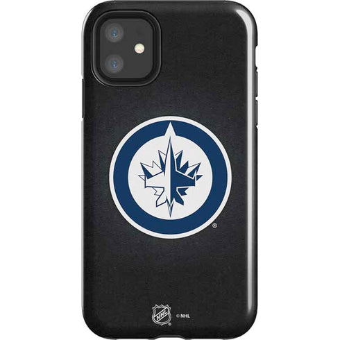 NHL Winnipeg Jets Black Background iPhone 11 Impact Case