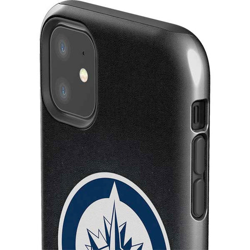 NHL Winnipeg Jets Black Background iPhone 11 Impact Case