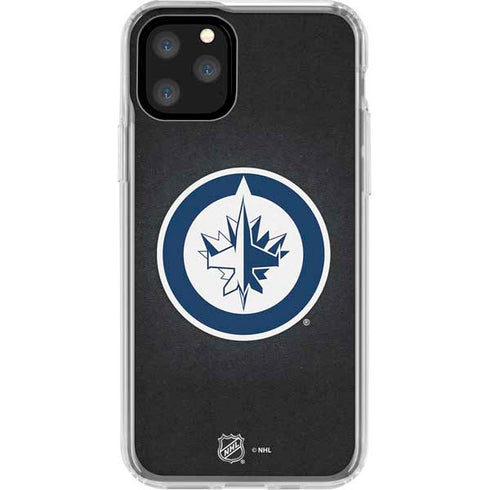 NHL Winnipeg Jets Black Background iPhone 11 Pro Clear Case