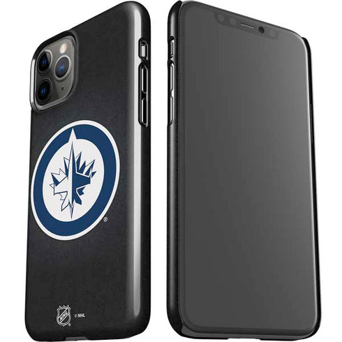 NHL Winnipeg Jets Black Background iPhone 11 Pro Lite Case