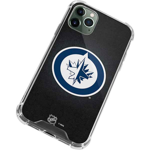 NHL Winnipeg Jets Black Background iPhone 11 Pro Max Clear Case
