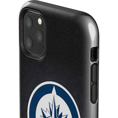 NHL Winnipeg Jets Black Background iPhone 11 Pro Max Impact Case