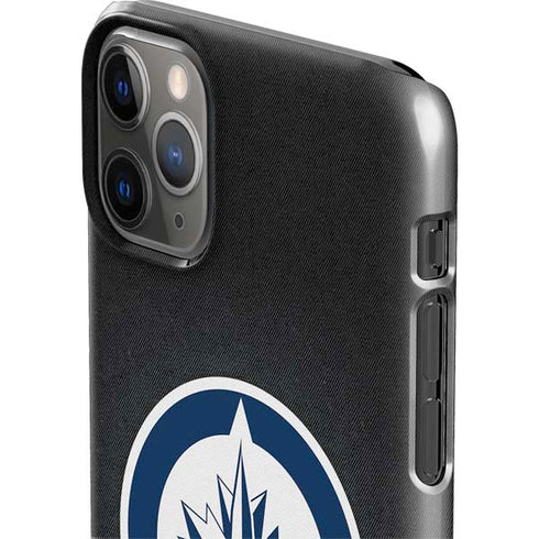 NHL Winnipeg Jets Black Background iPhone 11 Pro Max Lite Case