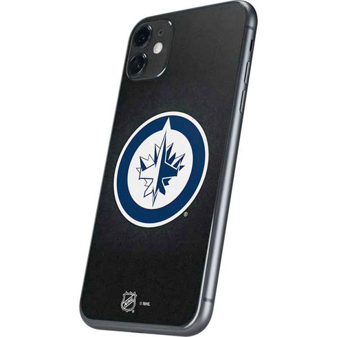NHL Winnipeg Jets Black Background iPhone 11 Skin