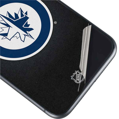 NHL Winnipeg Jets Black Background iPhone 11 Skin