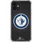 NHL Winnipeg Jets Black Background iPhone 12 Clear Case