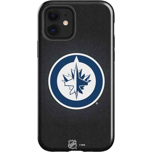 NHL Winnipeg Jets Black Background iPhone 12 Impact Case