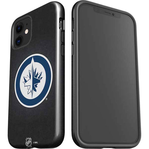 NHL Winnipeg Jets Black Background iPhone 12 Impact Case