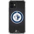 NHL Winnipeg Jets Black Background iPhone 12 Mini Clear Case