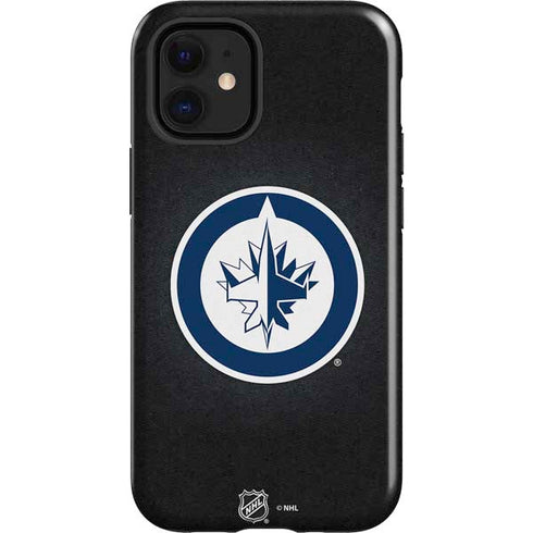 NHL Winnipeg Jets Black Background iPhone 12 Mini Impact Case