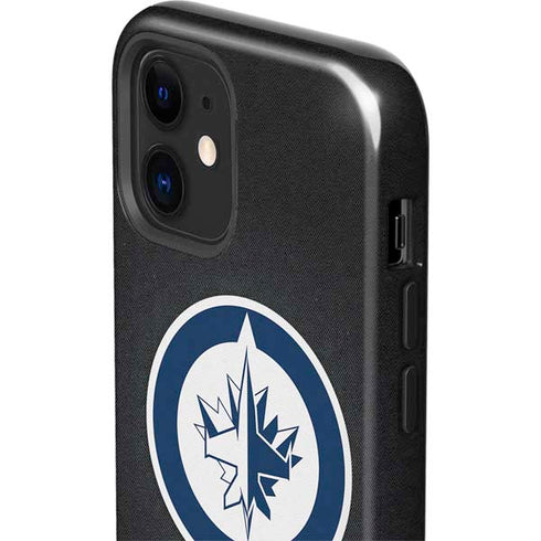 NHL Winnipeg Jets Black Background iPhone 12 Mini Impact Case