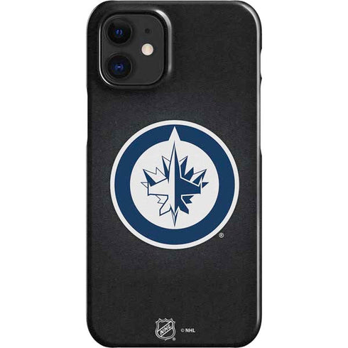 NHL Winnipeg Jets Black Background iPhone 12 Mini Lite Case