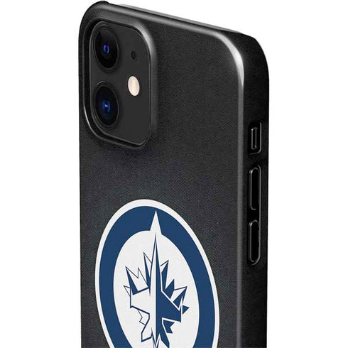 NHL Winnipeg Jets Black Background iPhone 12 Mini Lite Case